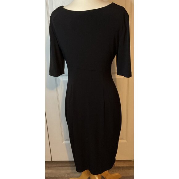 Connected Apparel Classic Black Dress Size 10 - Picture 4 of 4